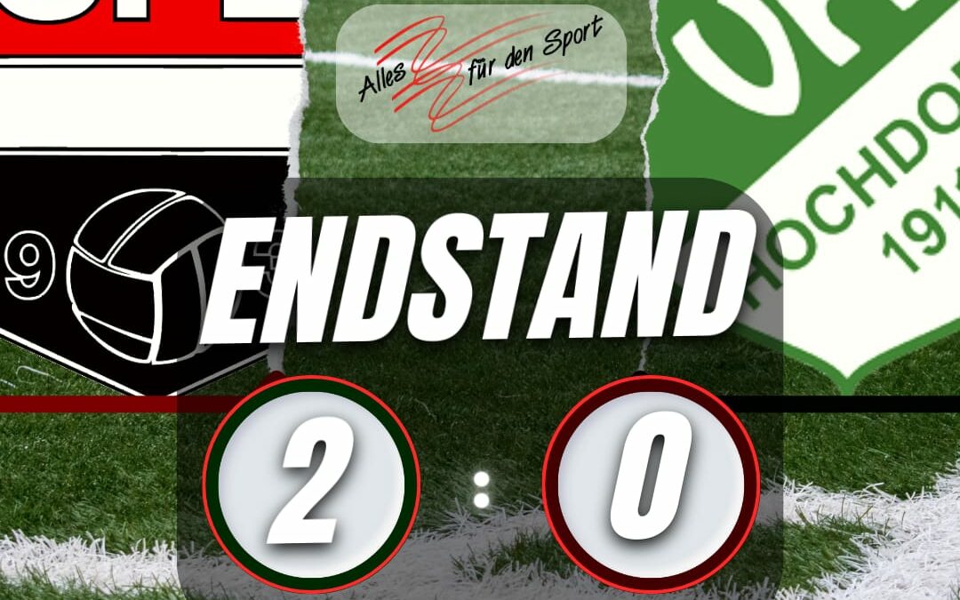 SG Jettingen/Emmingen – VfL Hochdorf 2:0