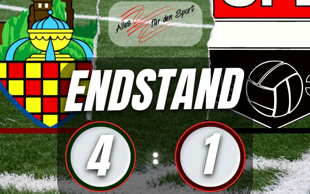 Spvgg Bad Teinach-Zavelstein – SG Jettingen/Emmingen 1:4