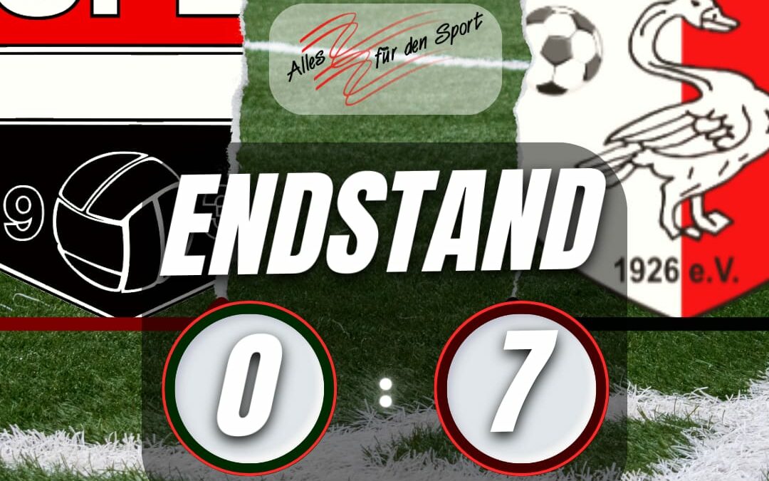 SFE – Spvgg. Oberschwandorf 0:7