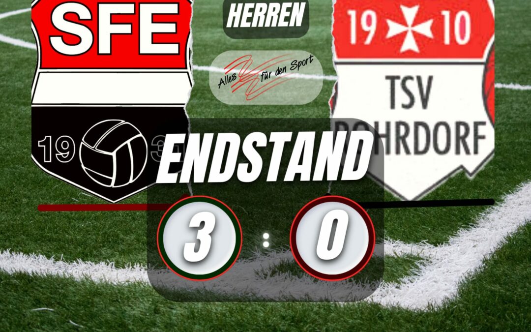 SFE : SG Rohrdorf/Iselshausen 3:0