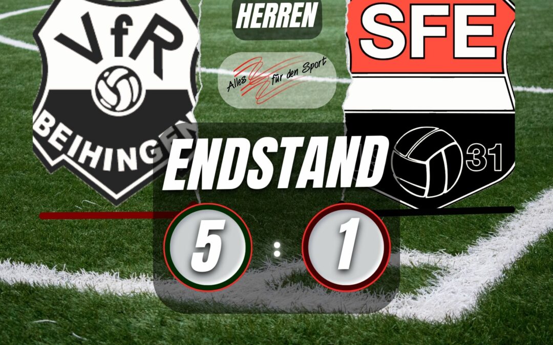 VfR Beihingen : SFE 5:1