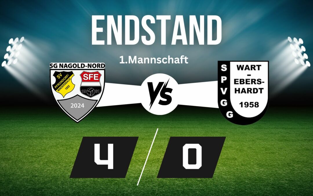 SG Nagold-Nord : Spvgg Wart-Ebershardt 4:0